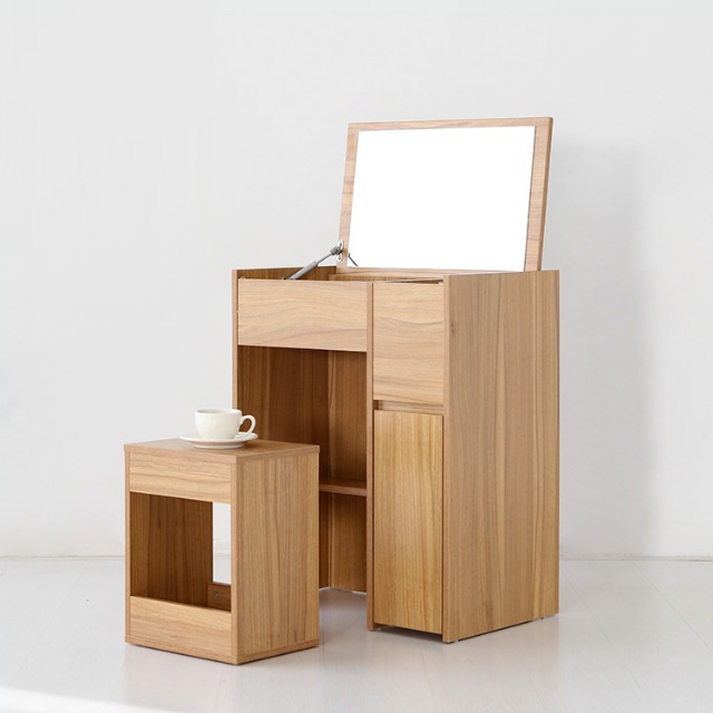 원목 서랍형 수납 화장대 600 주니어