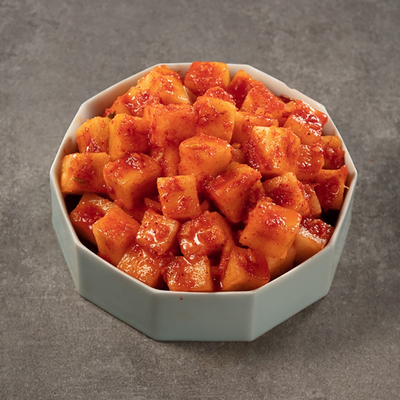 국산 설렁탕 깎 뚜기 깍두기 김치 1kg2kg 업소용 - 상품 이미지