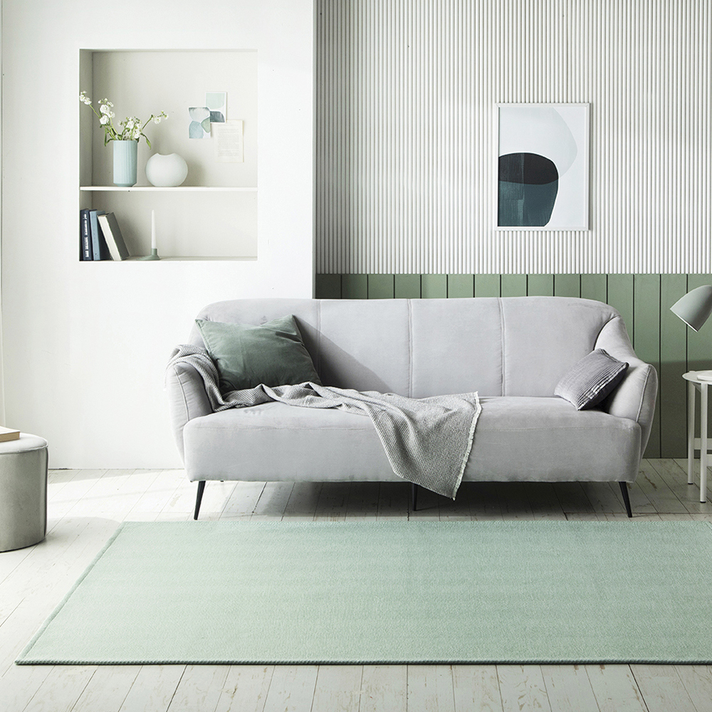 사계절 먼지없는 거실 러그 사이잘룩 카페트 45x120cm