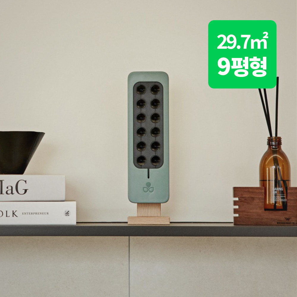 테코야 Home 블랙+Room 세트 공청기 무필터 미세먼지 탈취 새집증후군 비염완화