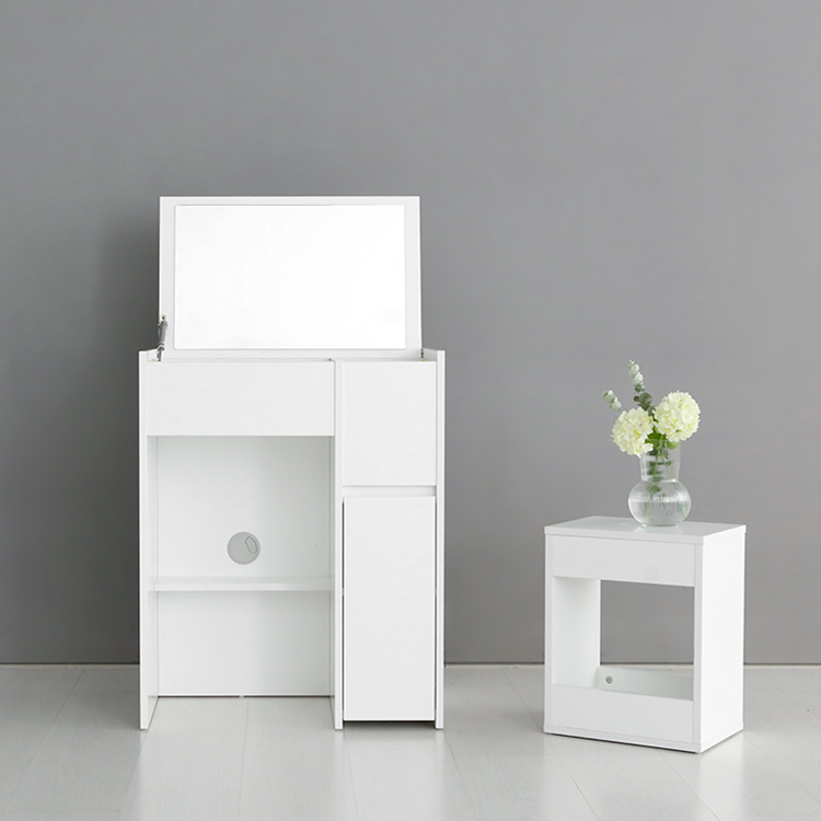 원목 서랍형 수납 화장대 600 주니어