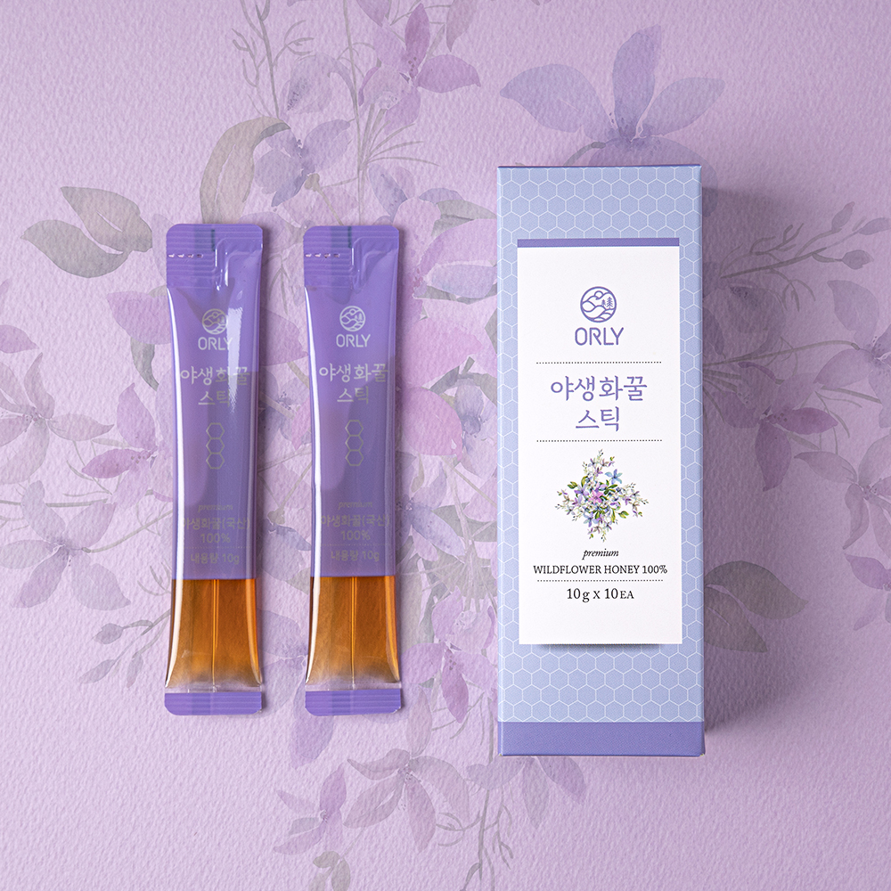 올리 야생화 꿀스틱 10포 휴대용 허니스틱 답례품 부모님 선물 제품 이미지