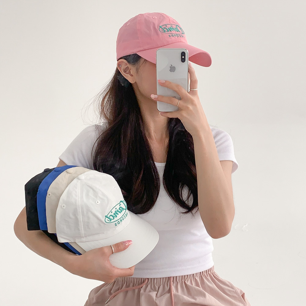 [시원방수/페스티벌] 레코즈 워터 나일론 흠뻑쇼 워터밤 수영장 볼캡 모자 5color 상세 이미지 2