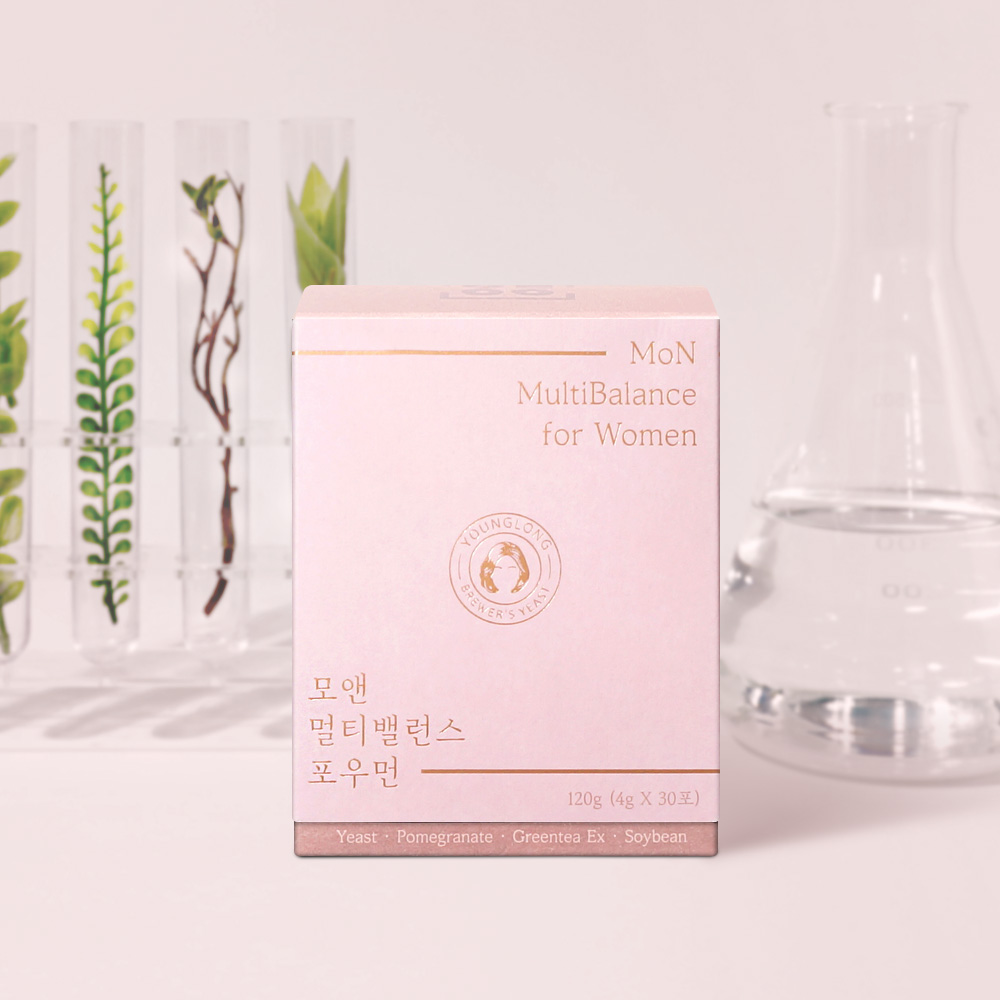 모앤 멀티밸런스 포우먼 독일산 맥주효모 대두이소플라본 1개월 분