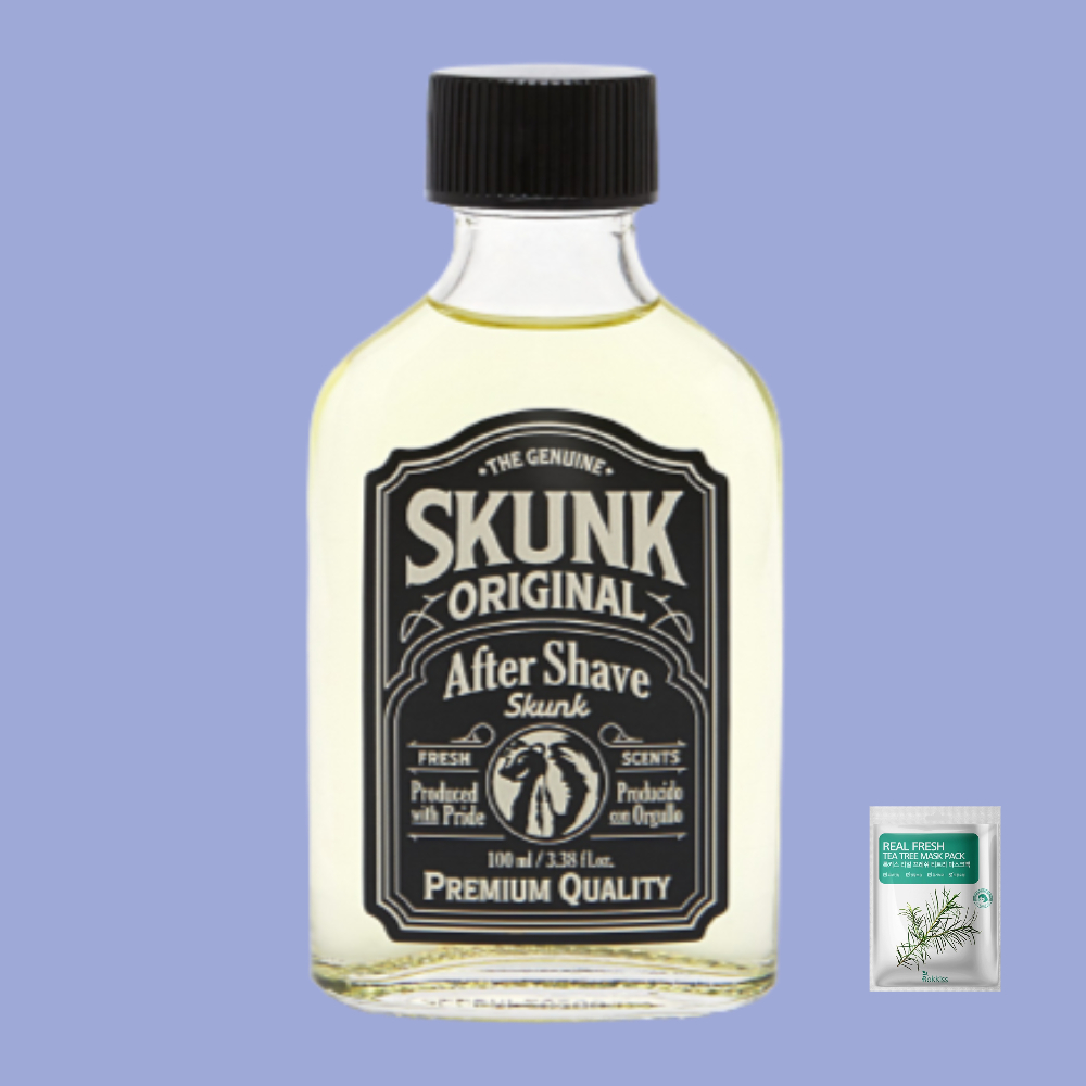 스컹크 오리지날 면도 에프터쉐이브 핑크페퍼 100ml 티트리팩 - 메인 이미지