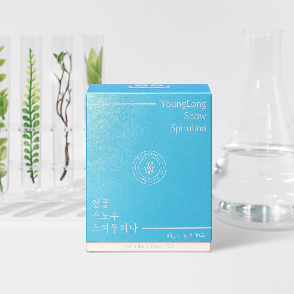 영롱 스노우 스피루리나 [동결건조]스피루나 피코시아닌 통풍 잘되게보관 약 30포, 1개 제품 이미지