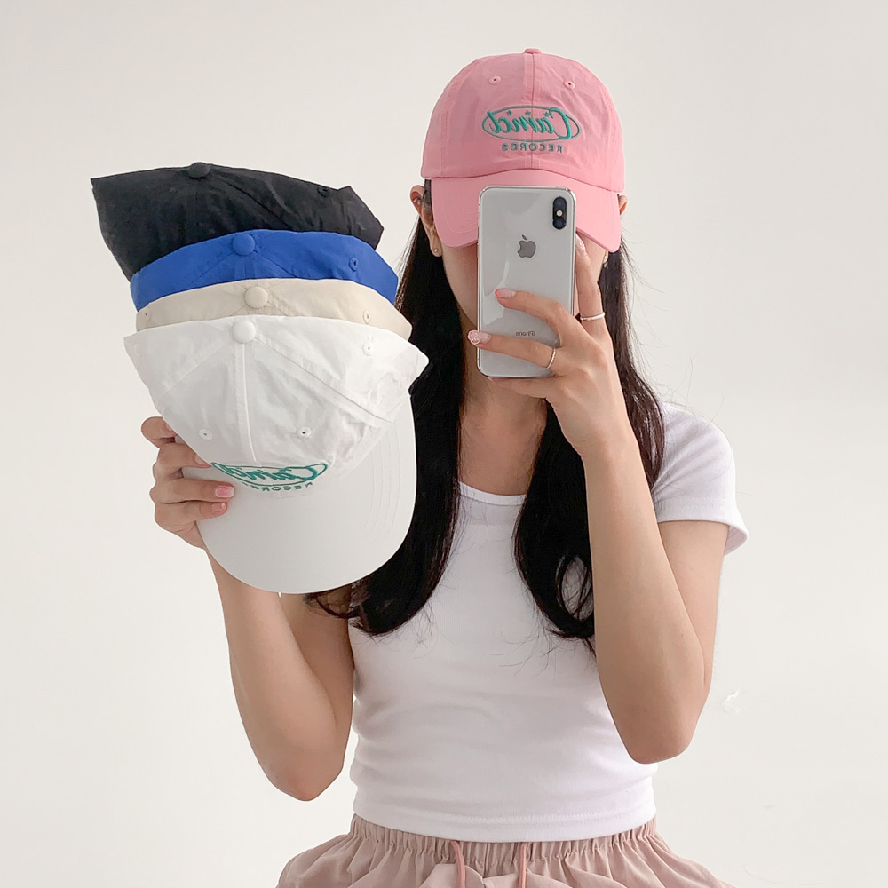 [시원방수/페스티벌] 레코즈 워터 나일론 흠뻑쇼 워터밤 수영장 볼캡 모자 5color 상세 이미지 13