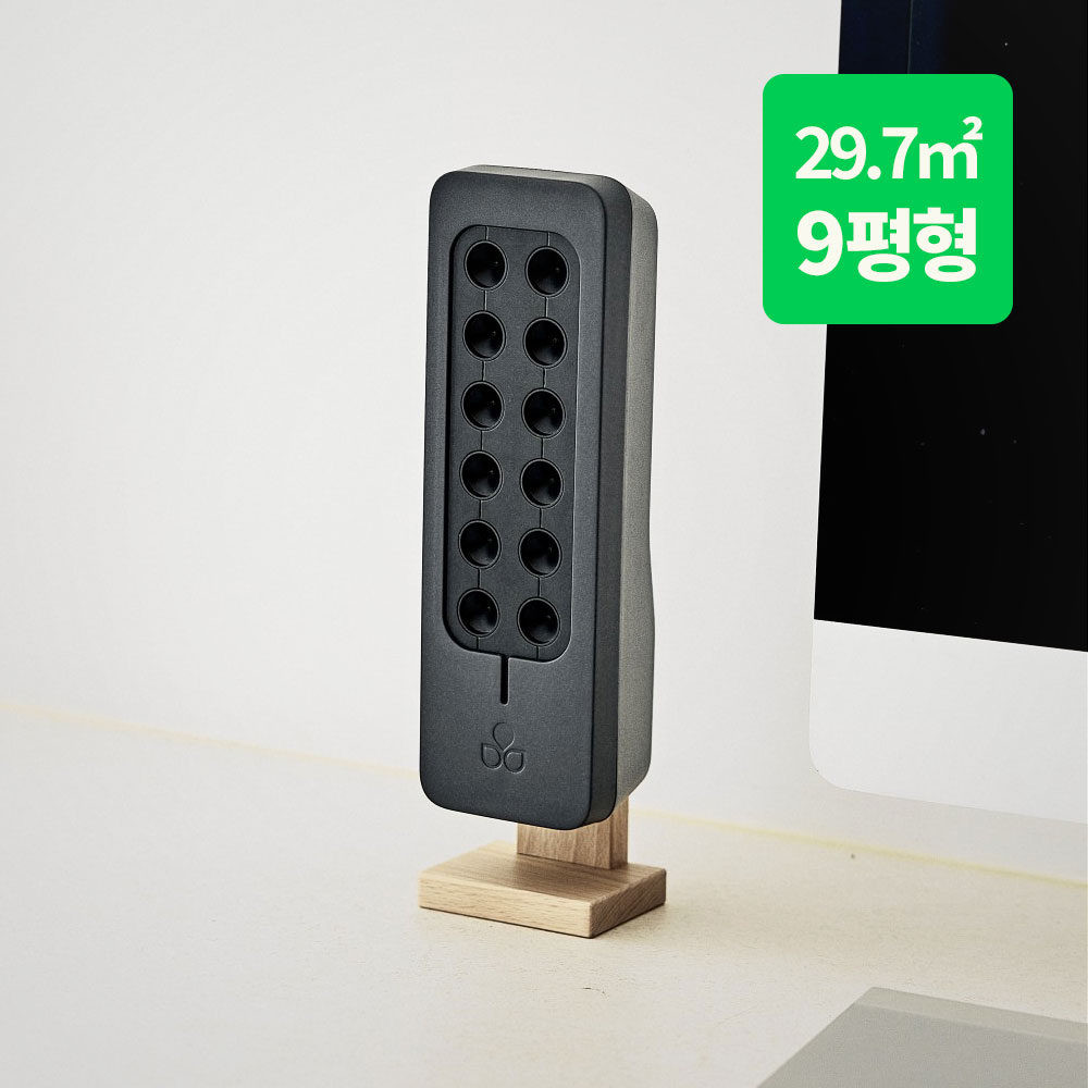 테코야 Home 블랙+Room 세트 공청기 무필터 미세먼지 탈취 새집증후군 비염완화