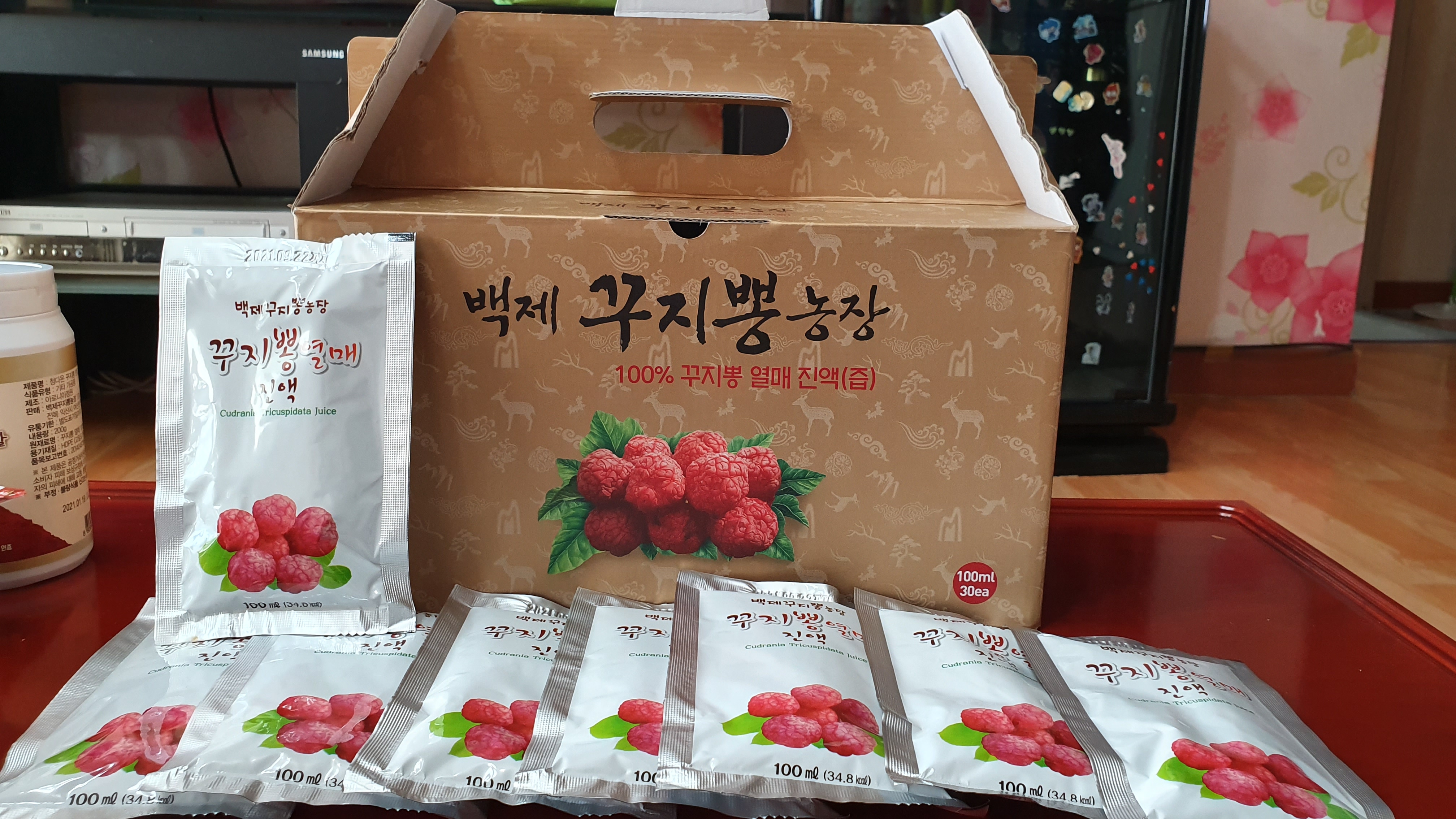 꾸지뽕열매착즙진액 무농약꾸지뽕열매즙 제품 이미지