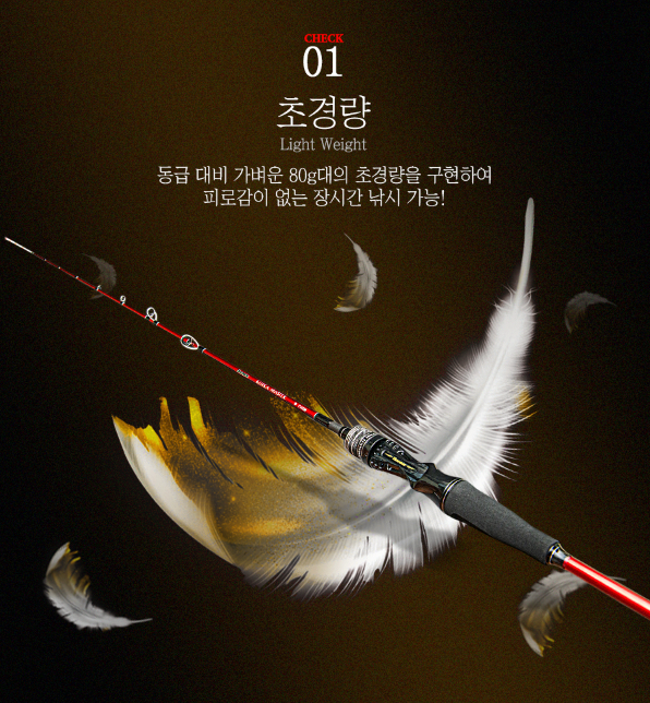 바낙스 신형 코이카 마스터 C155M 갑오징어 쭈꾸미 한치 오모리그 선상 낚시대 쭈꾸미대 - 상세 이미지 3