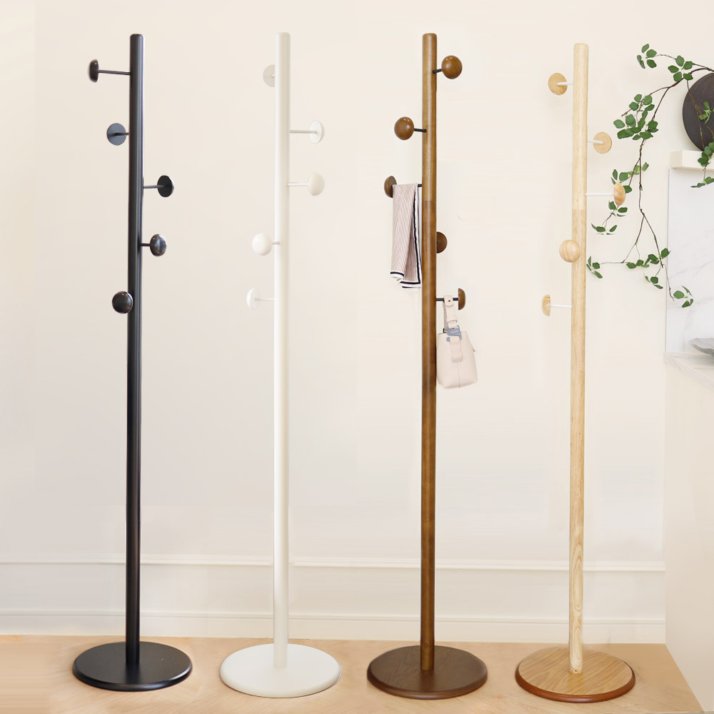 트리스토어 원목 라운드 스탠드 옷걸이