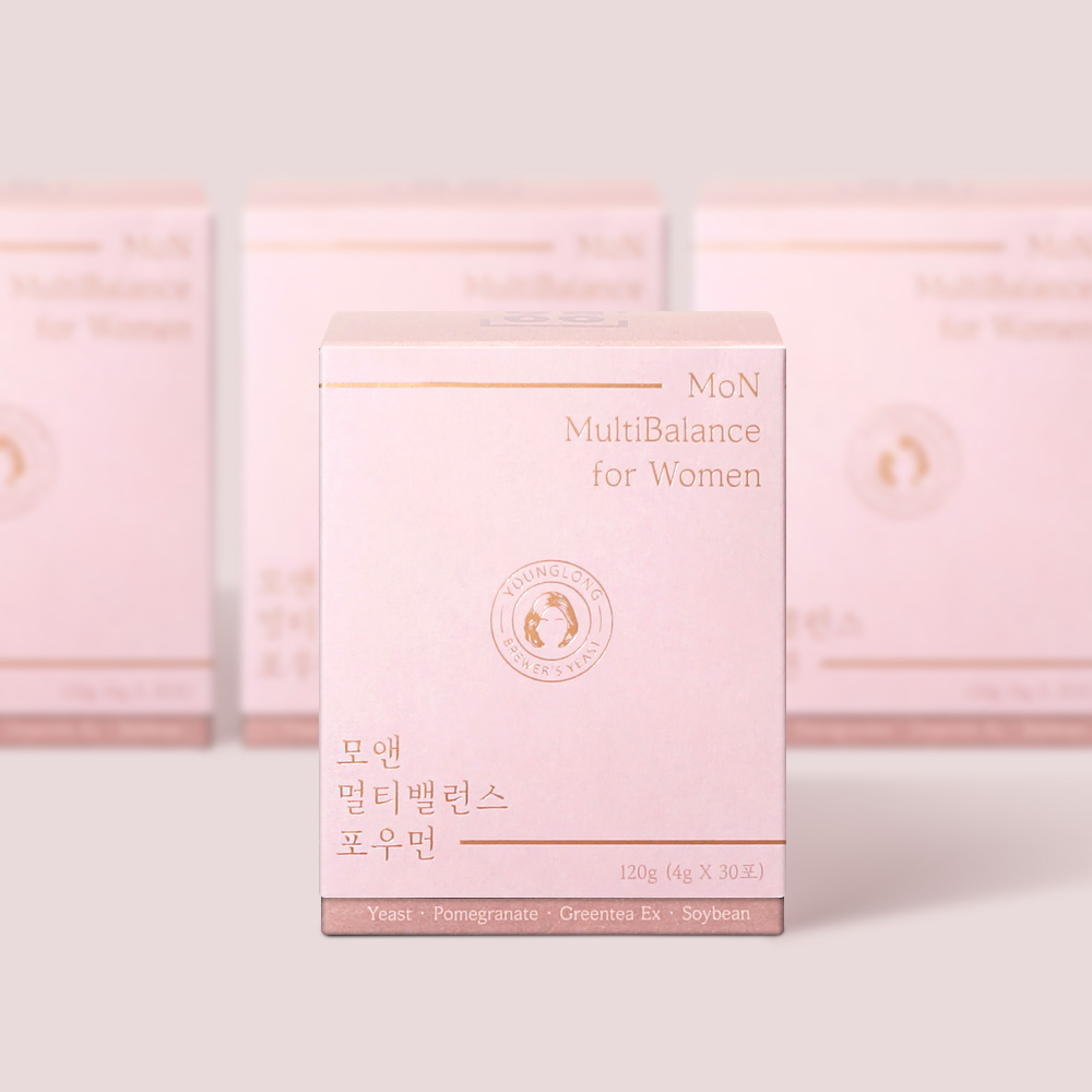 [3+1] 모앤 멀티밸런스 포우먼 독일산 맥주효모 대두이소플라본 4개월분
