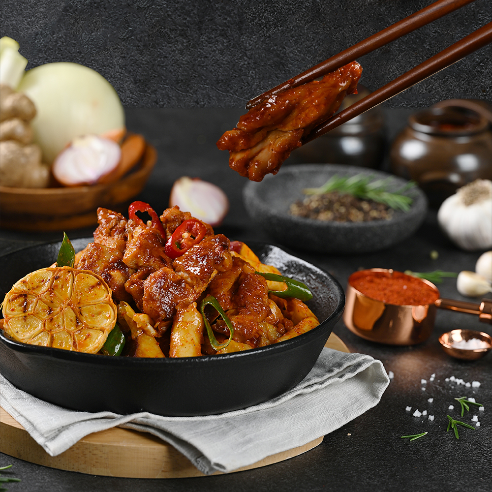 두루푸드 국민닭갈비 춘천닭갈비 택배 홈파티 캠핑요리 전통맛
