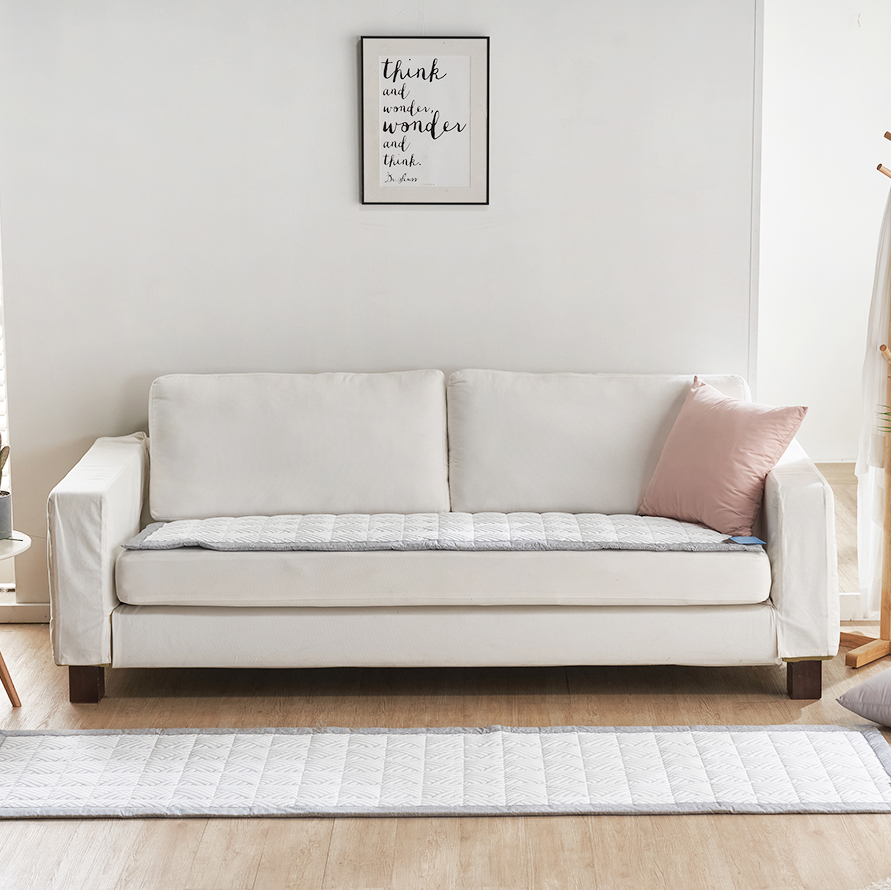 시원한 듀라론 냉감 여름용 항균 쇼파 패드 소파 매트 미끄럼방지 소파패드 3인용