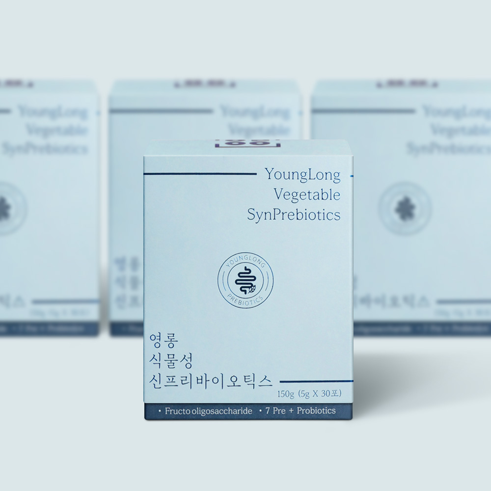 3+1 영롱 식물성 신프리바이오틱스 5g/국내산프락토올리고당 FOS분말 유산균먹이 이눌린 - 상품 이미지