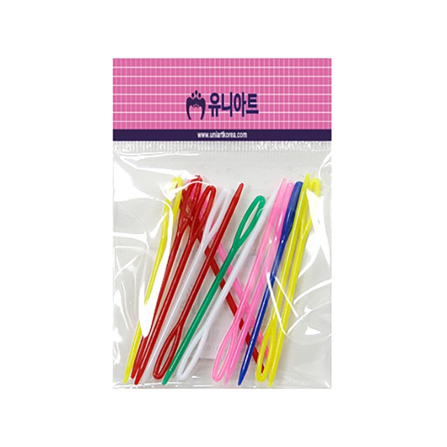 플라스틱 돗바늘 바느질 수업 PVC 바늘 - 상품 이미지