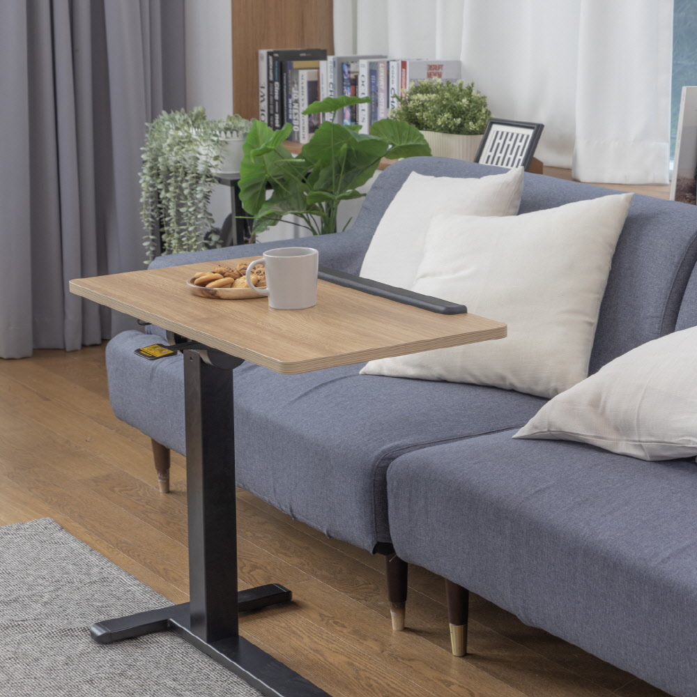 핏쳐 이동형 수동식 양방향 각도조절 사이드 테이블 FDTS2