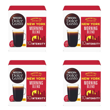 [해외]네스카페 돌체구스토 뉴욕 모닝 블렌드 XL 캡슐 커피 Nescafe New York Morning Blend 18개입 4개