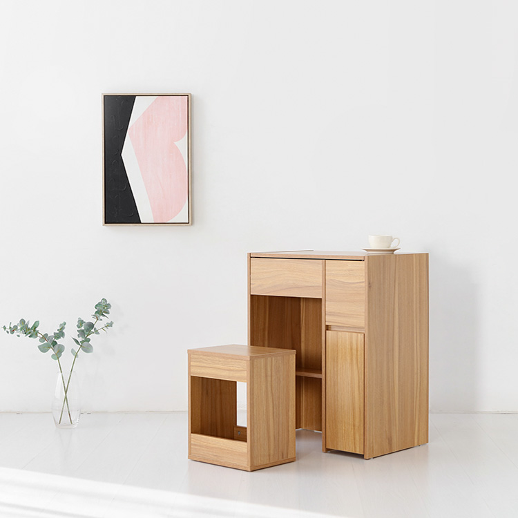 원목 서랍형 수납 화장대 600 주니어