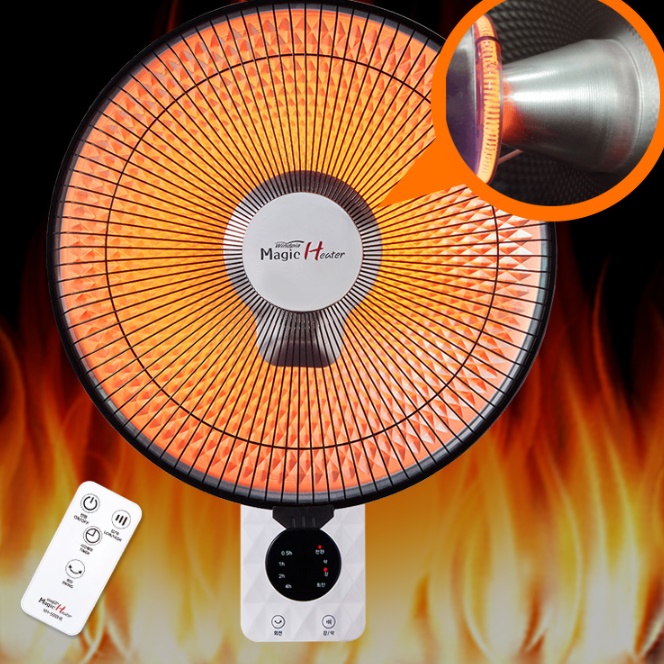 벽걸이 선풍기형 히터 벽걸이 난로 공업용 공장용 공장 전기 히터