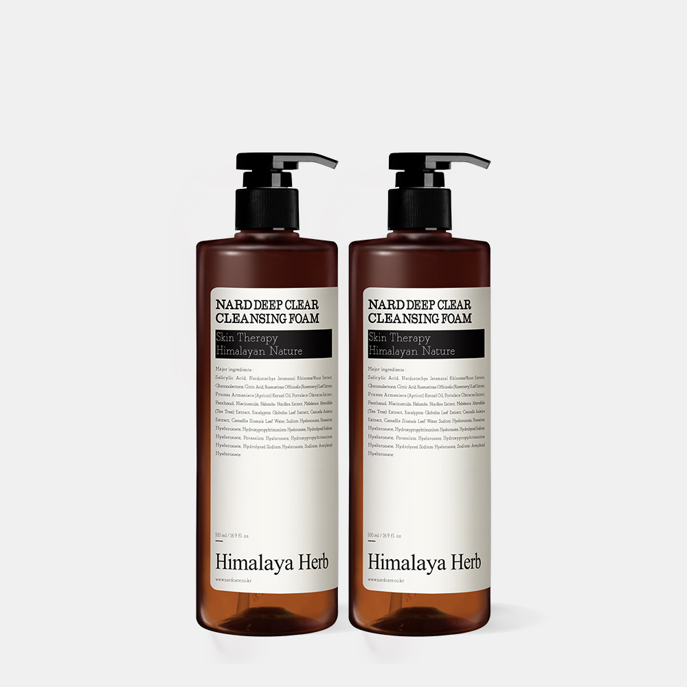[2개] 나드 딥클리어 대용량 폼클렌징 클렌징폼 500ml 제품 이미지