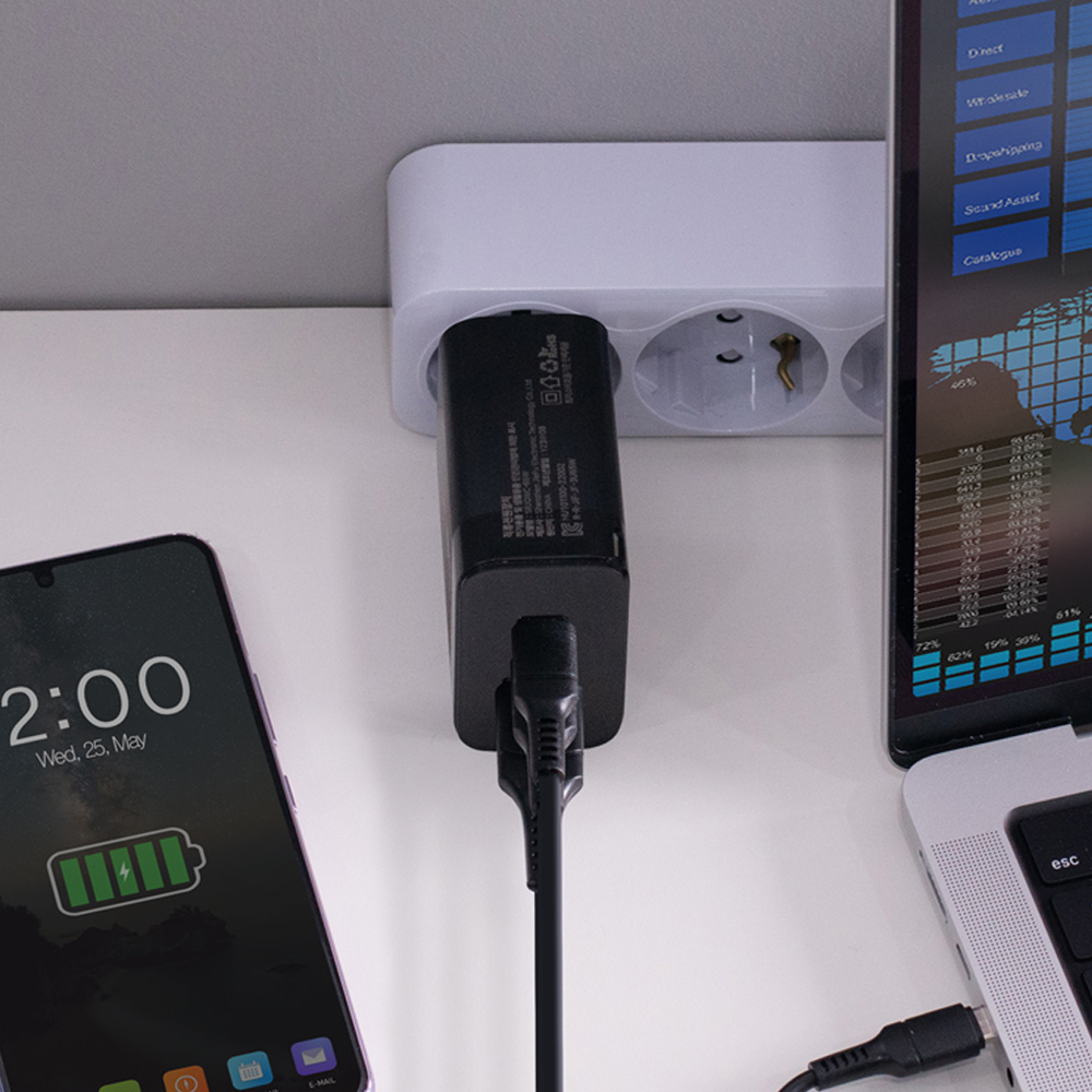 플라이토 GaN 65W PD 초고속 멀티 충전기 3포트 - 상세 이미지 4