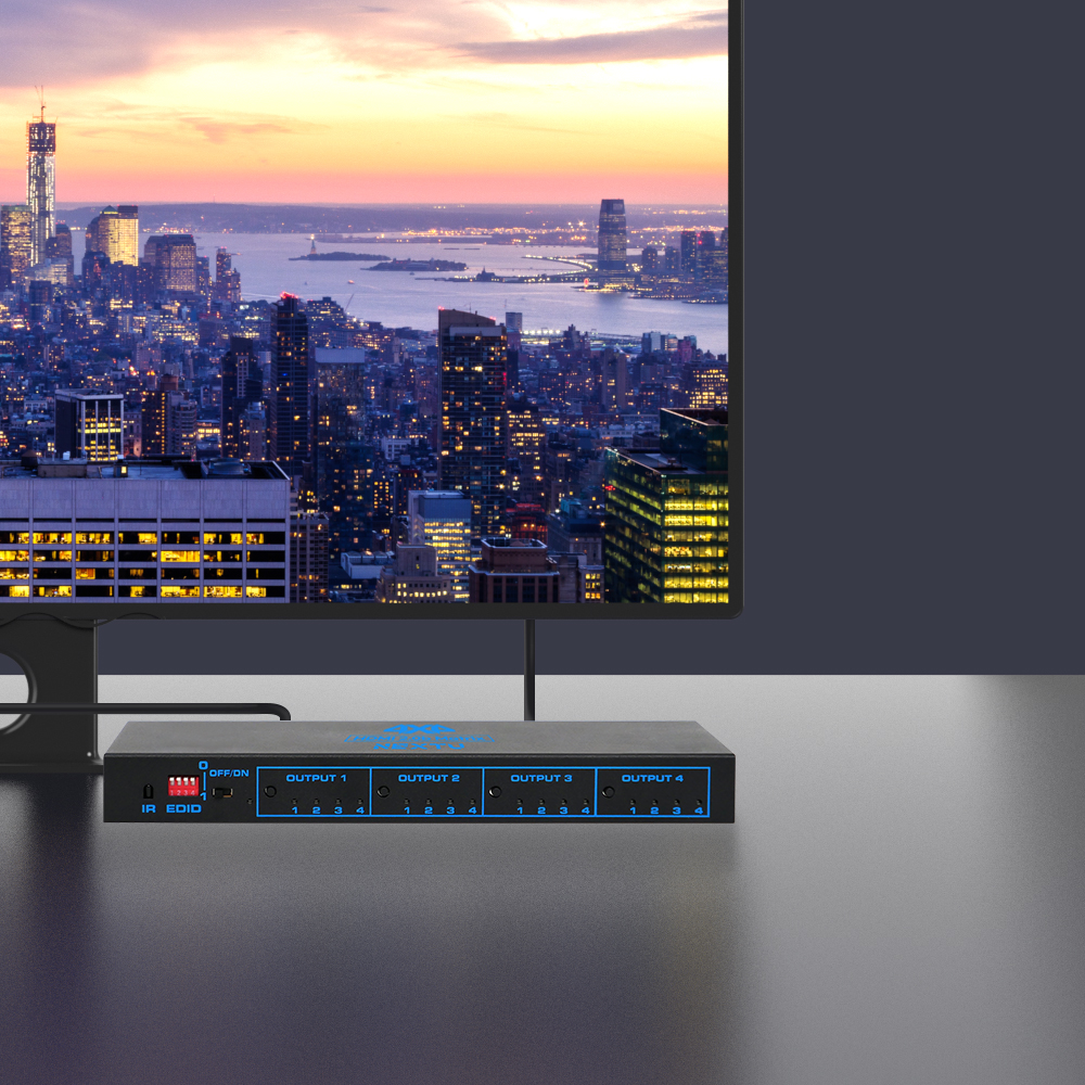 매우드 4x4 HDMI2.0 매트릭스 스위치 4344UHDM 이미지 3