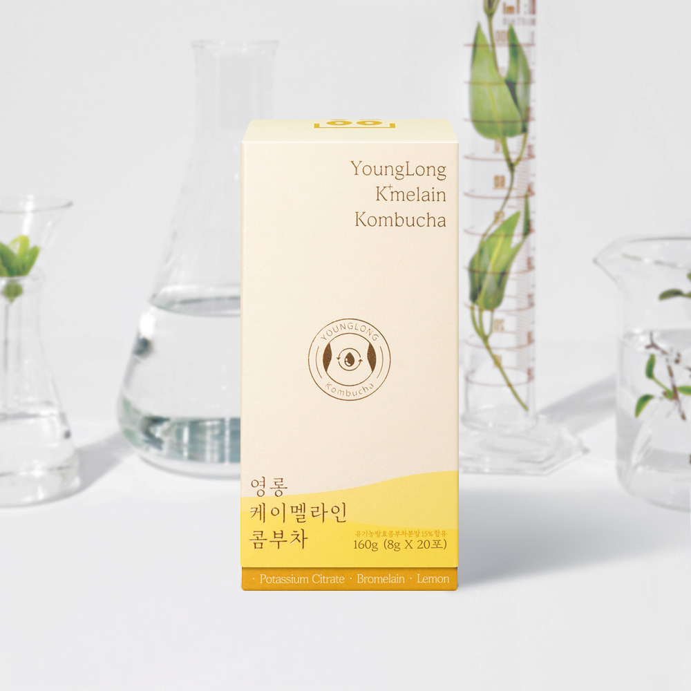 영롱 케이멜라인 콤부차 [칼륨 포타슘] 브로멜라인 파인효소 구연산 20포, 1개 - 상품 이미지