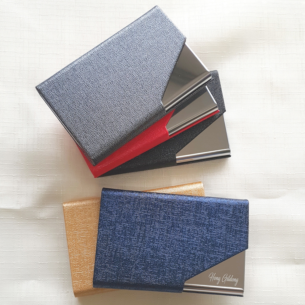 명함케이스 각인 남자 메탈 자석 카드 명함지갑