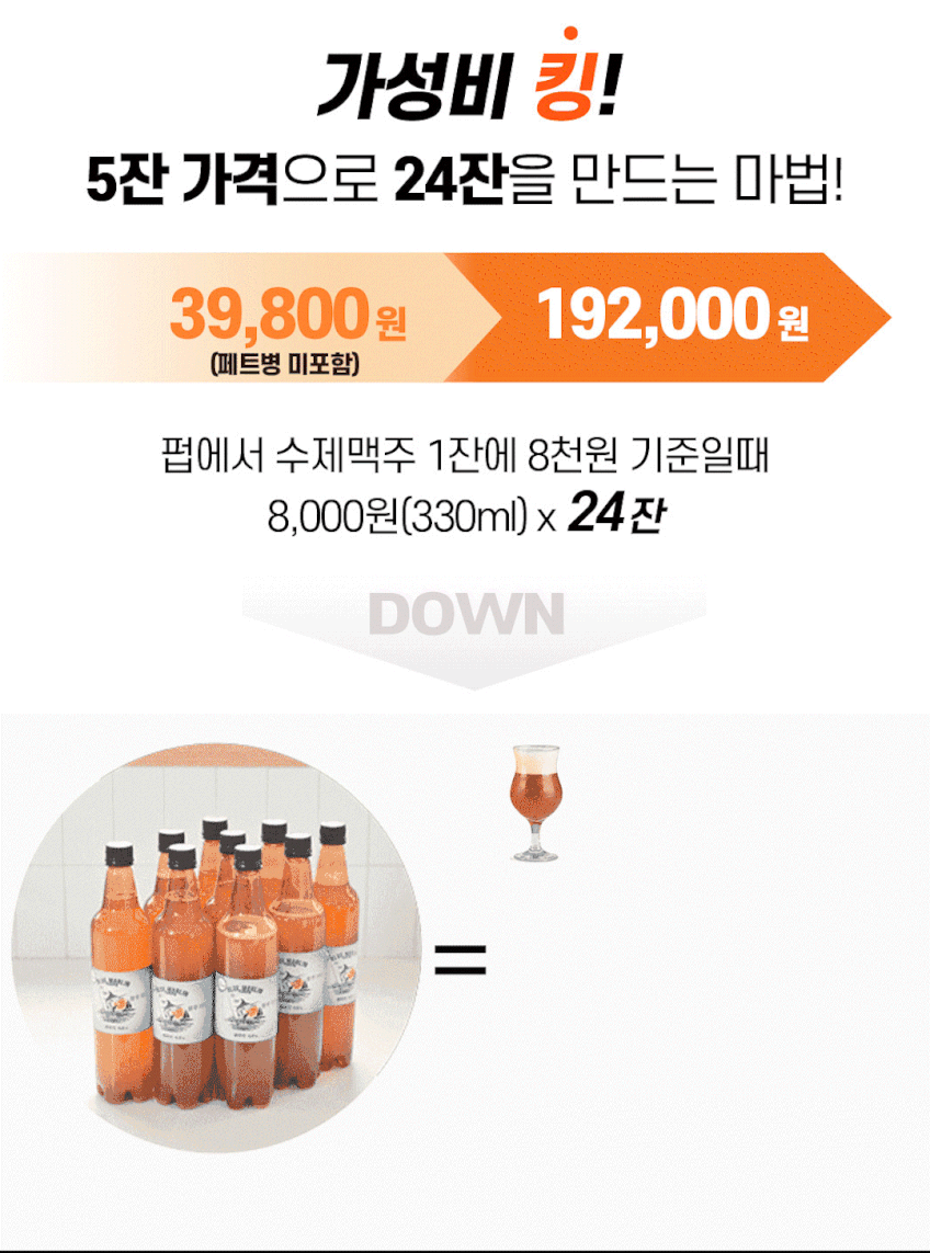 테라브루 가정용 수제맥주 제조기 8리터 홈브루 생맥주기계 판매처 상세 정보 이미지 4