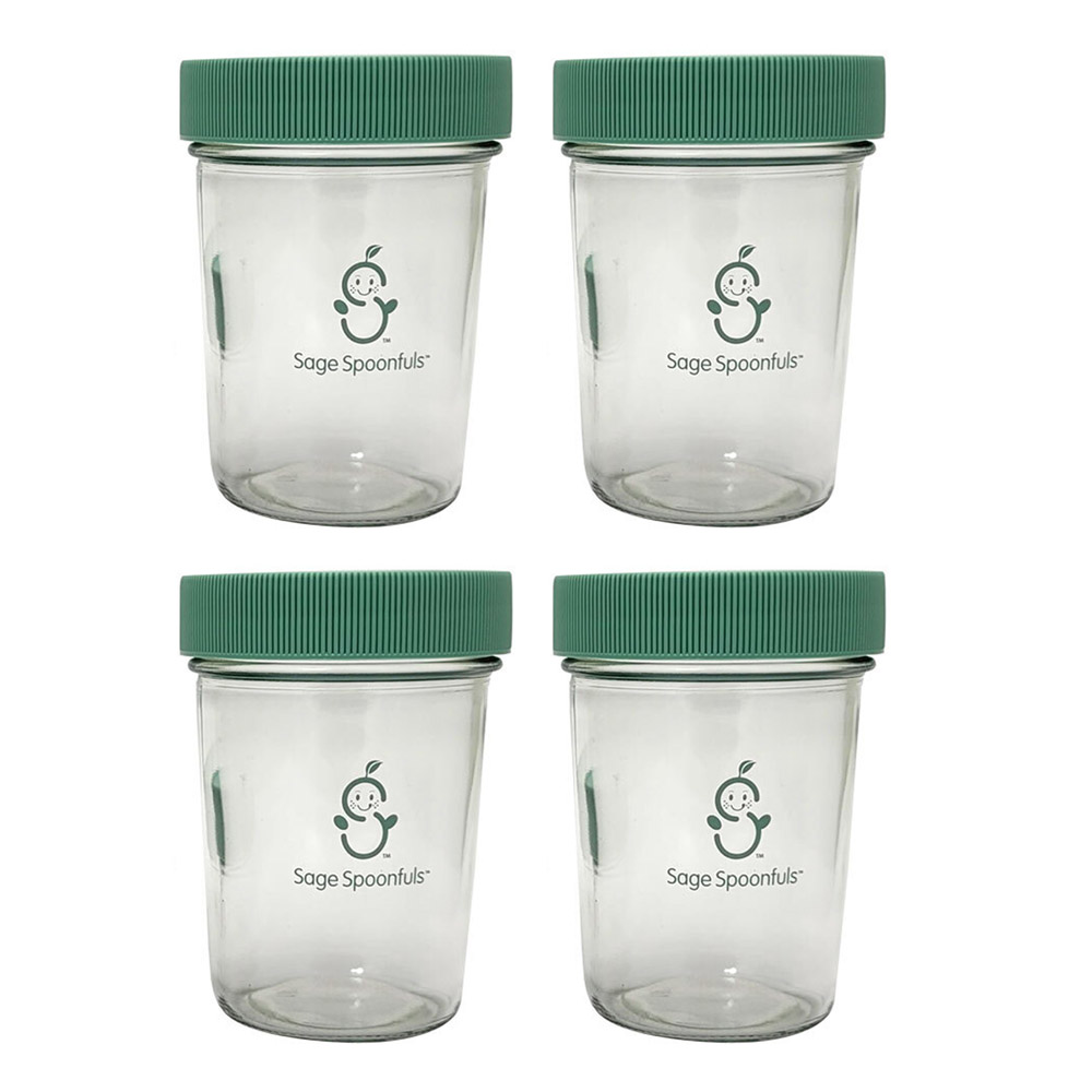 세이지스푼풀 유리 이유식 보관용기 240ml 4P i - 상품 이미지