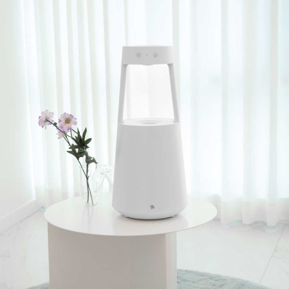 레인드롭 초음파 가습기 대용량 무중력 물멍 UV-C 살균 안전한 신생아가습기