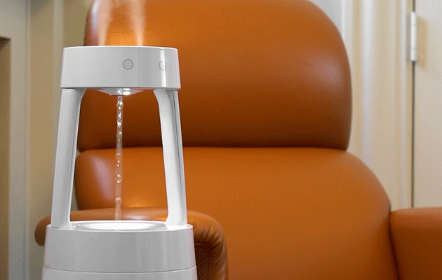 레인드롭 초음파 가습기 대용량 무중력 물멍 UV-C 살균 안전한 신생아가습기 이미지 3