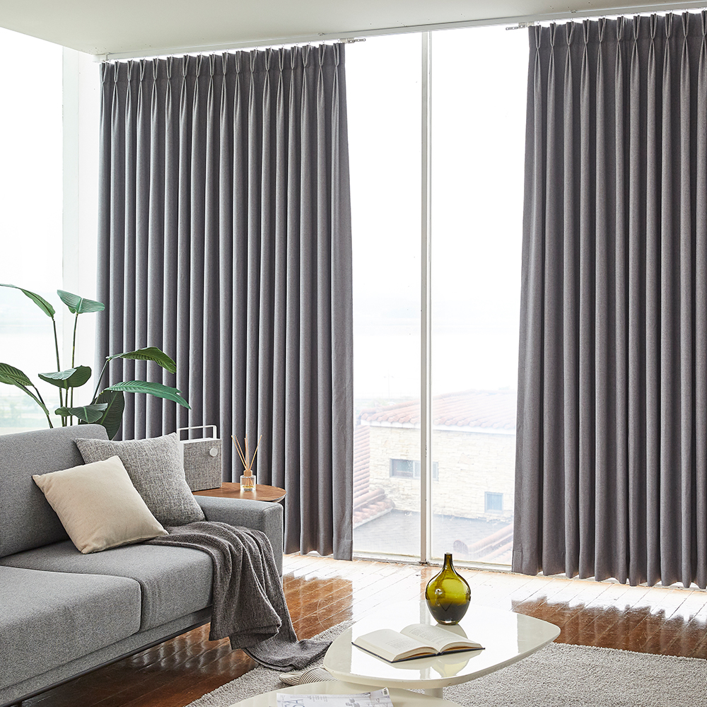 헤이홈 스마트 전동커튼 SET(레일, 모터 포함) 원격제어 양쪽열림 0cm~150cm