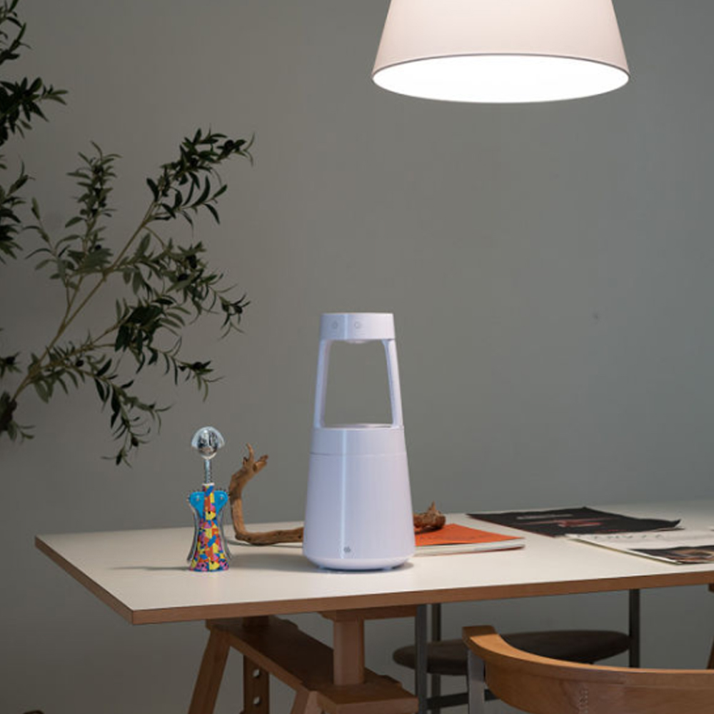 레인드롭 초음파 가습기 대용량 무중력 물멍 UV-C 살균 안전한 신생아가습기