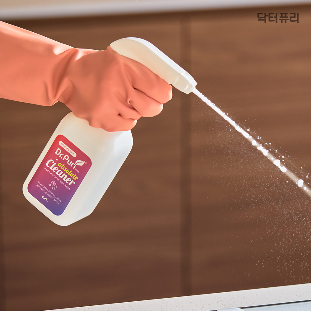 [1+1] 닥터퓨리 앱솔루트 다목적세정제 490ml x 2입+2입 플로럴향 다목적클리너 욕실청소 - 상세 이미지 4
