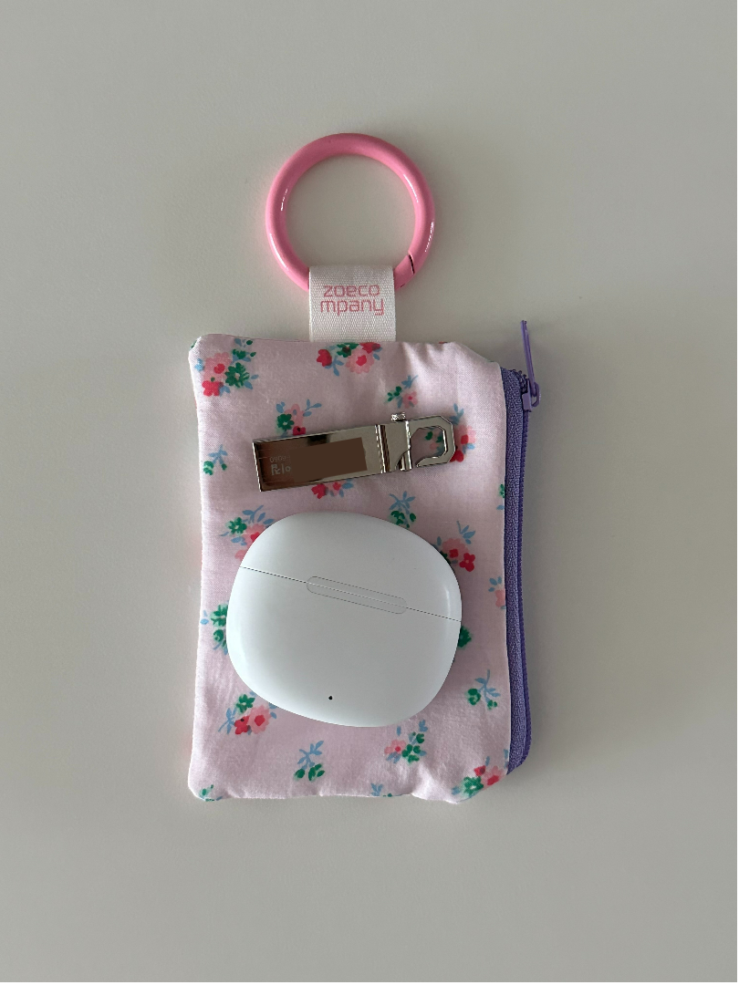 오해피 미니 파우치 화장품 여성용품 립스틱 차키 키링