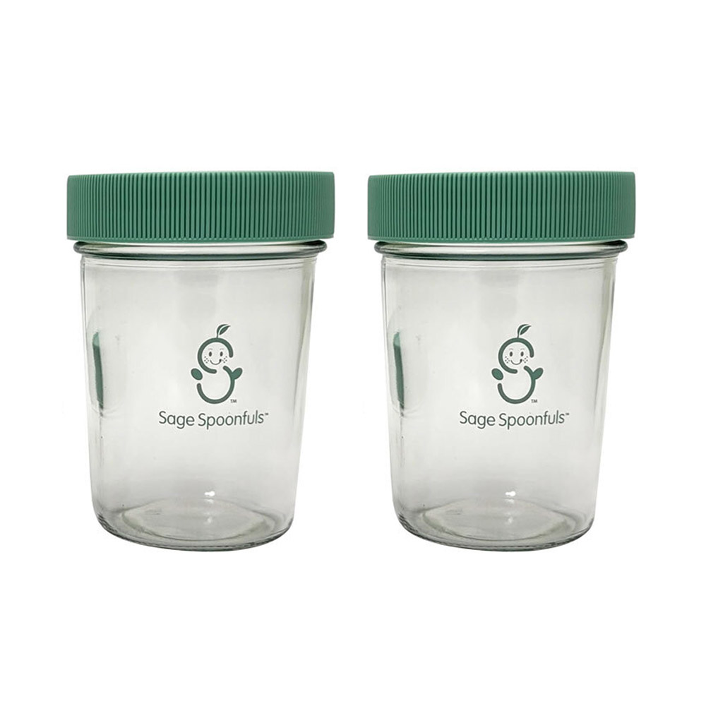세이지스푼풀 유리 이유식 보관용기 240ml 2P i - 상품 이미지