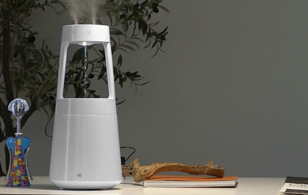 레인드롭 초음파 가습기 대용량 무중력 물멍 UV-C 살균 안전한 신생아가습기