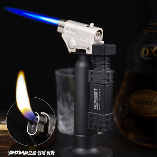 어니스트 가스미니휴대용토치 강력화력 충전식 가스토치 500JET