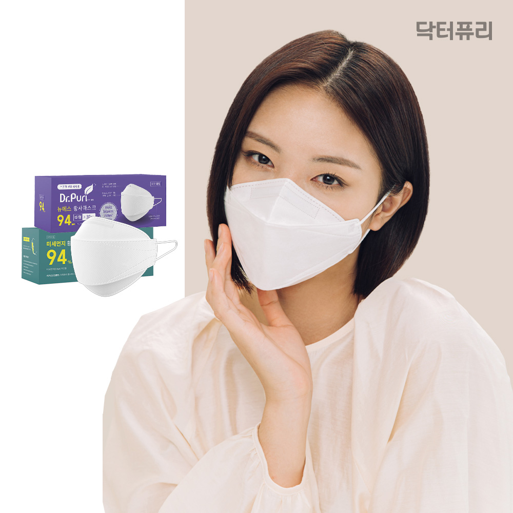 [4만리뷰] 닥터퓨리 KF94 미세먼지 황사마스크 번들형 (오리지널/뉴에스 x 대/중/소/소소)