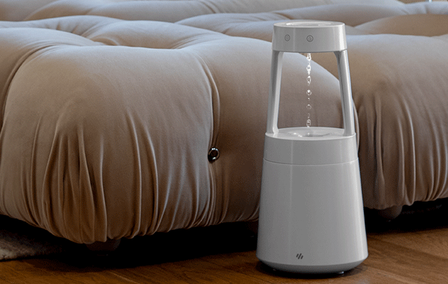 레인드롭 초음파 가습기 대용량 무중력 물멍 UV-C 살균 안전한 신생아가습기 이미지 4