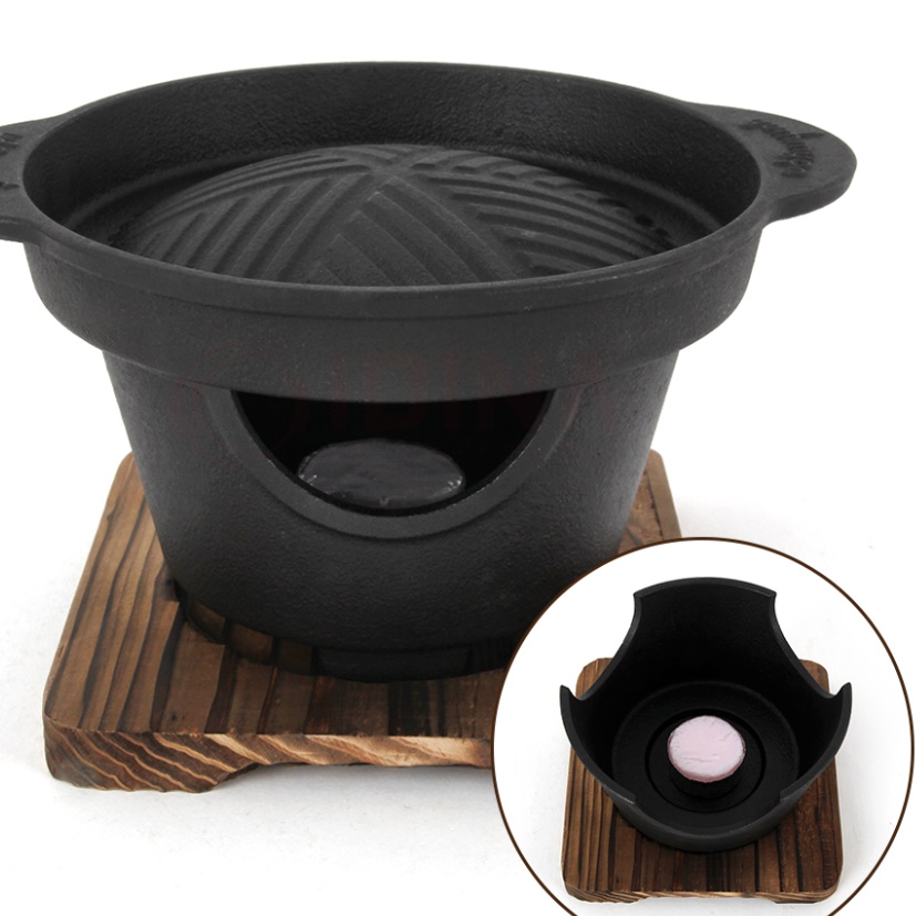 개인화로구이 1인화로세트 주물불판 무쇠불판