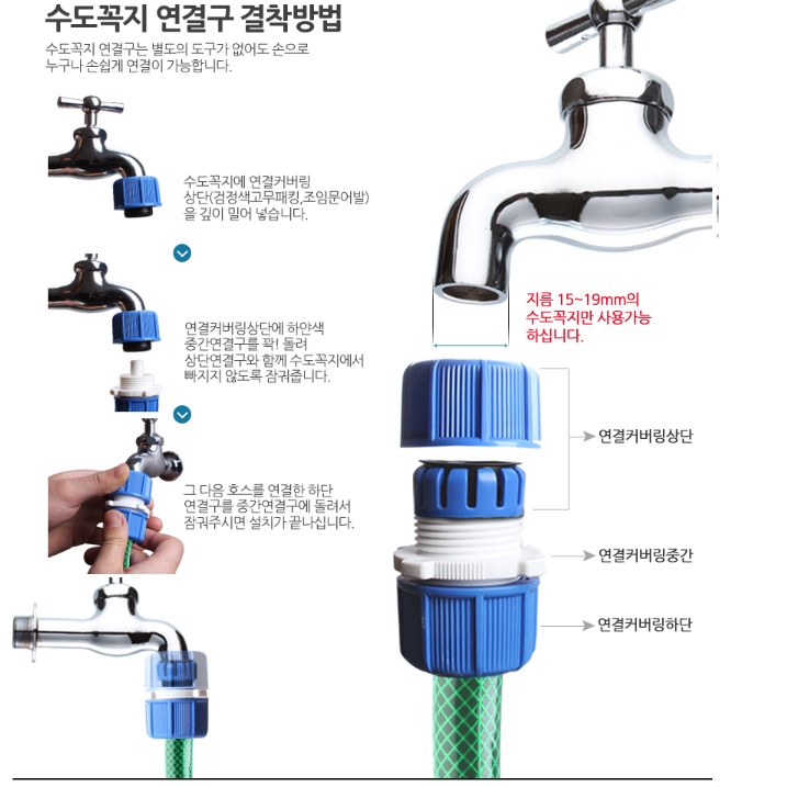 정원용 물 호스 20M 뿌리는 청소용 호수 물 주는 호수 이미지 6
