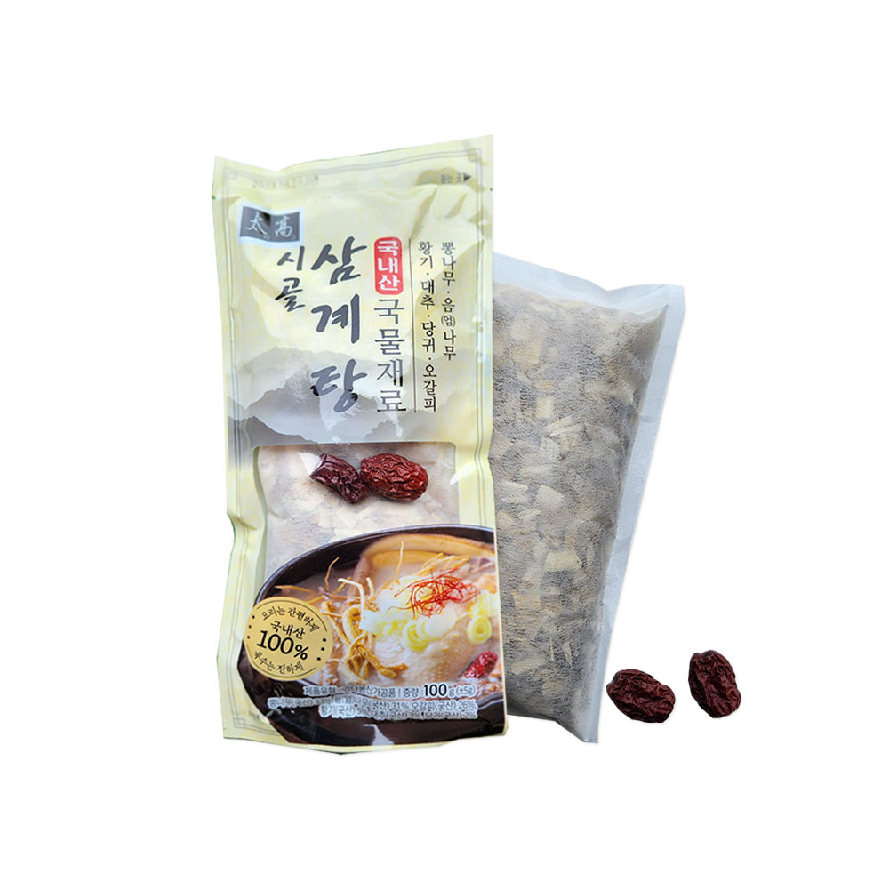 삼계탕재료 백숙재료 닭백숙 한방한약재 티백 100g - 상세 이미지 3