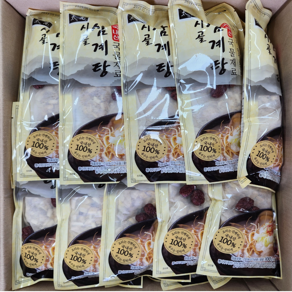 삼계탕재료 백숙재료 닭백숙 한방한약재 티백 100g - 상세 이미지 5