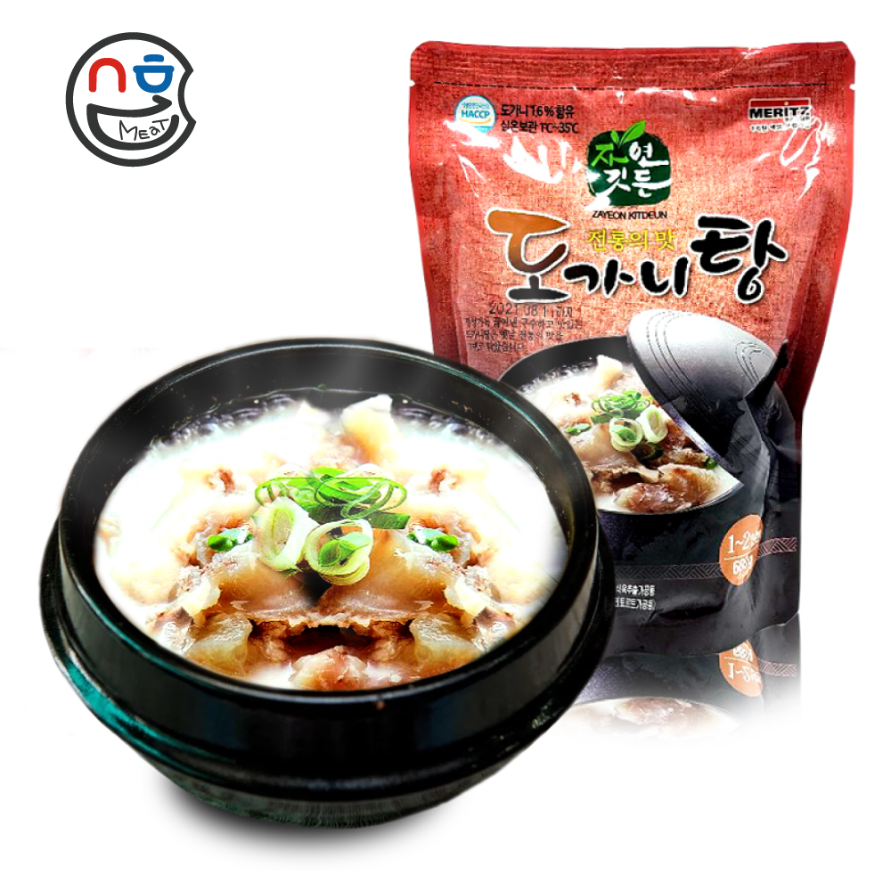 선봉식품 도가니탕 600g 실온 간편식품 도가니수육 사골 곰탕 곰국 스지 - 메인 이미지