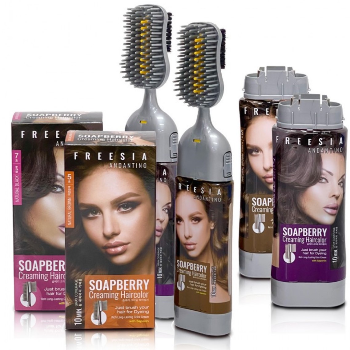 염색약 새치커버스틱 감는 눈썹 구렛나루 뿌리 빗는 머리안상하는 리필