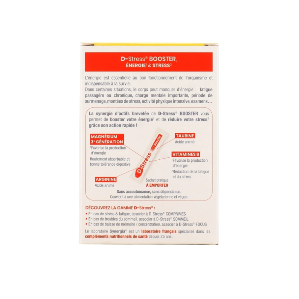 1+1 프랑스 안티스트레스 부스터Synergia D-Stress Booster20포-총2팩 - 상세 이미지 4