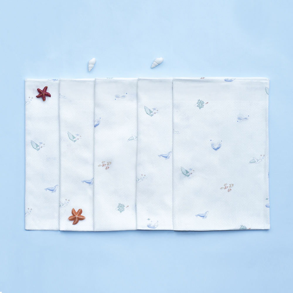 베베룬 에코프리미엄 소프트모달 손수건 패키지(30장/혼합형)